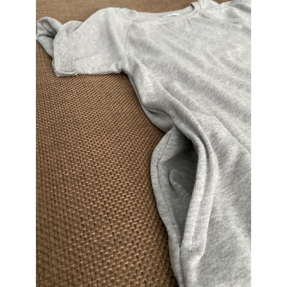 🌺 Heather Grey Sweatshirt Dress with Pockets - Picture 5 of 8